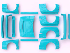 Golf 2 Pandem Print Kit 3D Print Model
