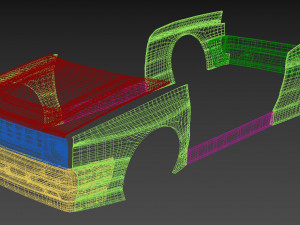 Golf 2 Pandem Print Kit 3D Baskı Modeli