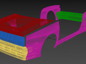 Golf 2 Pandem Print Kit 3D Baskı Modeli
