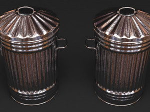 Classic Trash bin printable Modelo de impresión 3D