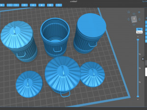 Classic Trash bin printable Modelo de impresión 3D