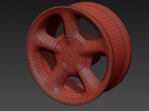 Escort Cosworth Printable Rim 3D Print Model