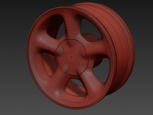 Escort Cosworth Printable Rim 3D Print Model