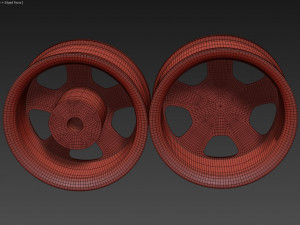 Escort Cosworth Printable Rim 3D Print Model