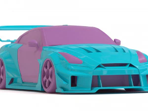35GT-RR Body Kit 3D Принт Модель