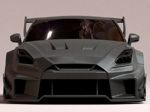 35GT-RR Body Kit Modelo de Impressão 3D