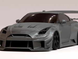 35GT-RR Body Kit Modelo de Impressão 3D