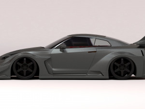 35GT-RR Body Kit Modelo de Impressão 3D