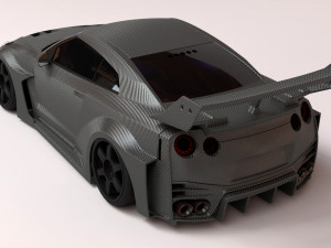 35GT-RR Body Kit Modelo de Impressão 3D