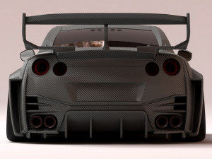 35GT-RR Body Kit Modelo de Impressão 3D