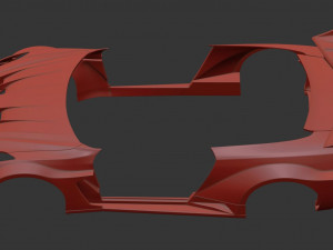 35GT-RR Body Kit Modelo de Impressão 3D