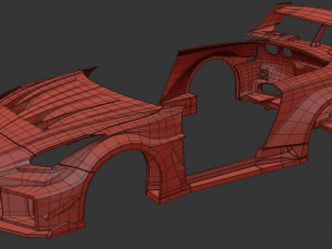 35GT-RR Body Kit Modelo de Impressão 3D