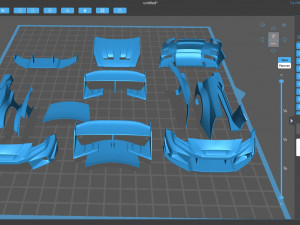 35GT-RR Body Kit Modelo de Impressão 3D