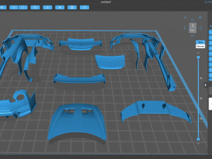 35GT-RR Body Kit Modelo de Impressão 3D