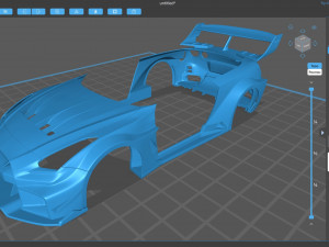 35GT-RR Body Kit Modelo de Impressão 3D