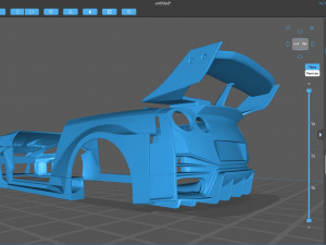 35GT-RR Body Kit Modelo de Impressão 3D