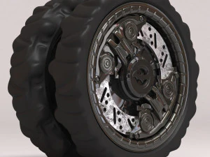 Arkham Knight Batmobile Wheel printable 3D Print Model