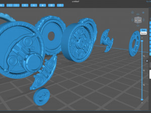Arkham Knight Batmobile Wheel printable 3D printmodel