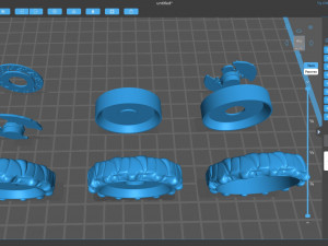 Arkham Knight Batmobile Wheel printable 3D printmodel