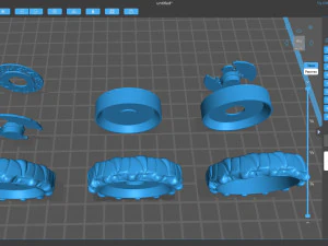 Arkham Knight Batmobile Wheel printable 3D Print Model