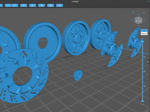 Arkham Knight Batmobile Wheel printable 3D printmodel