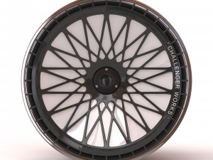 Turbofan Rim Printable five parts Modello di stampa 3D