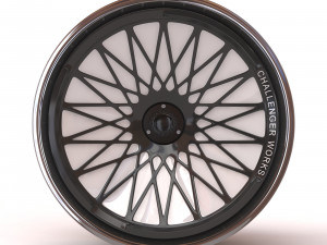 Turbofan Rim Printable five parts 3D Print Model