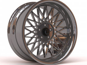 Turbofan Rim Printable five parts 3D Print Model