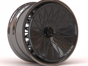 Turbofan Rim Printable five parts 3D Print Model