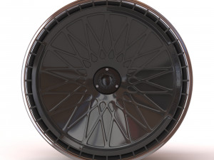 Turbofan Rim Printable five parts 3D Print Model