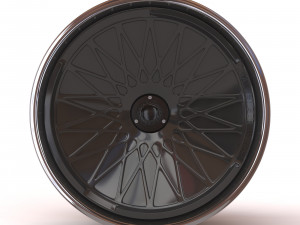 Turbofan Rim Printable five parts 3D Print Model