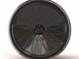 Turbofan Rim Printable five parts 3D Print Model