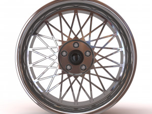 Turbofan Rim Printable five parts 3D Print Model