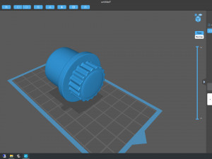Turbofan Rim Printable five parts 3D Print Model