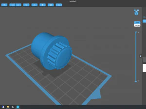 Turbofan Rim Printable five parts 3D Print Model