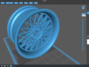 Turbofan Rim Printable five parts 3D Print Model