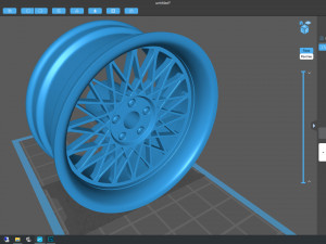 Turbofan Rim Printable five parts 3D Print Model