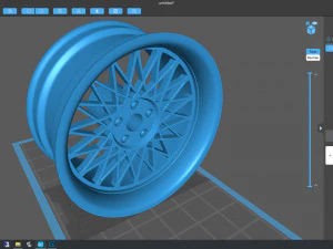 Turbofan Rim Printable five parts 3D Print Model