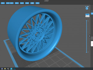 Turbofan Rim Printable five parts 3D Print Model