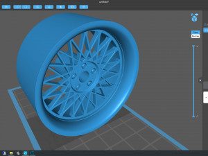 Turbofan Rim Printable five parts 3D Print Model