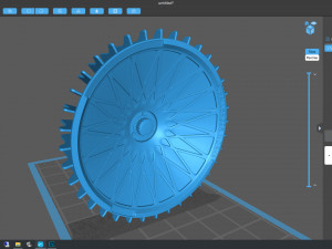 Turbofan Rim Printable five parts 3D Print Model