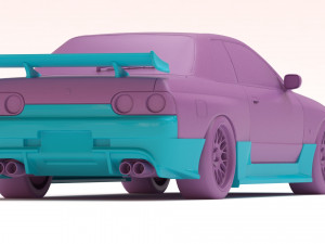 Skyline R32 T2 Aero Kit printable 3D Принт Модель