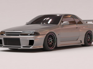 Skyline R32 T2 Aero Kit printable 3D Принт Модель