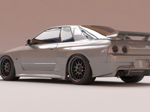 Skyline R32 T2 Aero Kit printable 3D Принт Модель