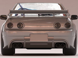 Skyline R32 T2 Aero Kit printable 3D Принт Модель
