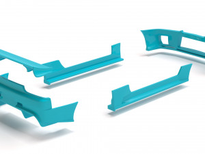 Skyline R32 T2 Aero Kit printable 3D Принт Модель