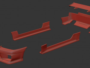 Skyline R32 T2 Aero Kit printable 3D Принт Модель