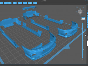 Skyline R32 T2 Aero Kit printable 3D Принт Модель