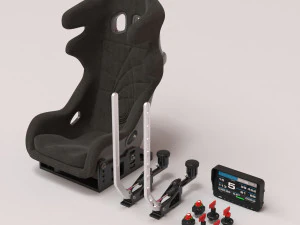 Kit interior de coche Drift 2 imprimible Modelo de impresión 3D