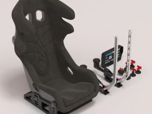 Drift Car Interior kit 2 printable 3D Print Model